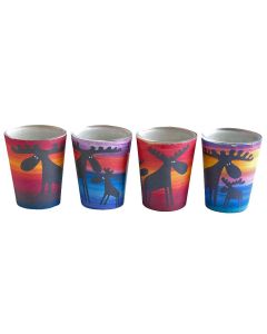 Snaps Glas Älgar 4-Pack