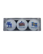 Sverige Golfboll - 3-pack