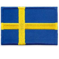 Broderad Svensk Flagga