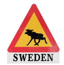 Stickers Dekal Älg Sweden Klistermärken